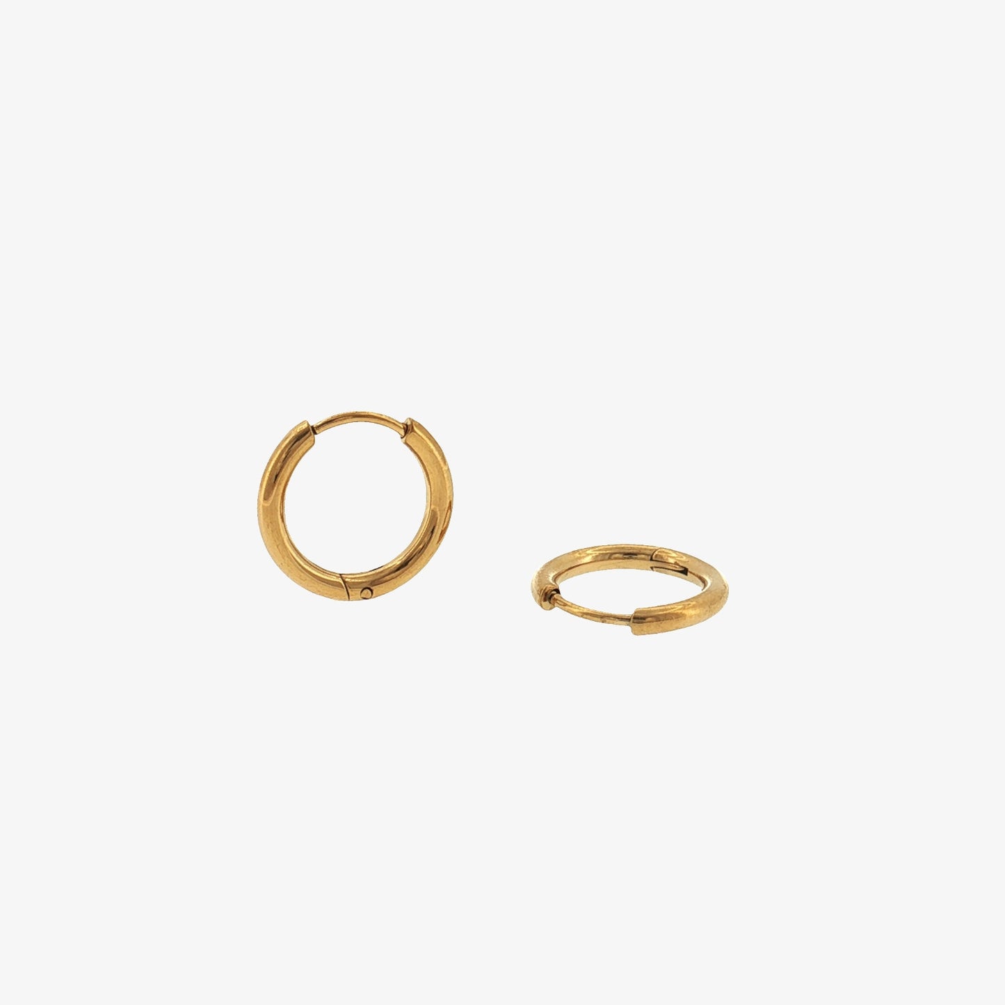 Round Hoop - 10mm — waterproof stainless steel earrings | LAFENY