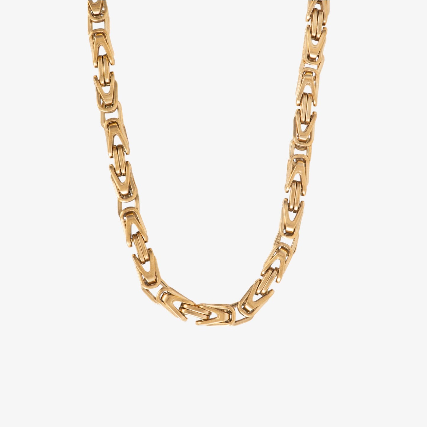Squared King Chain - 6mm — hypoallergenic stainless steel necklace | LAFENY