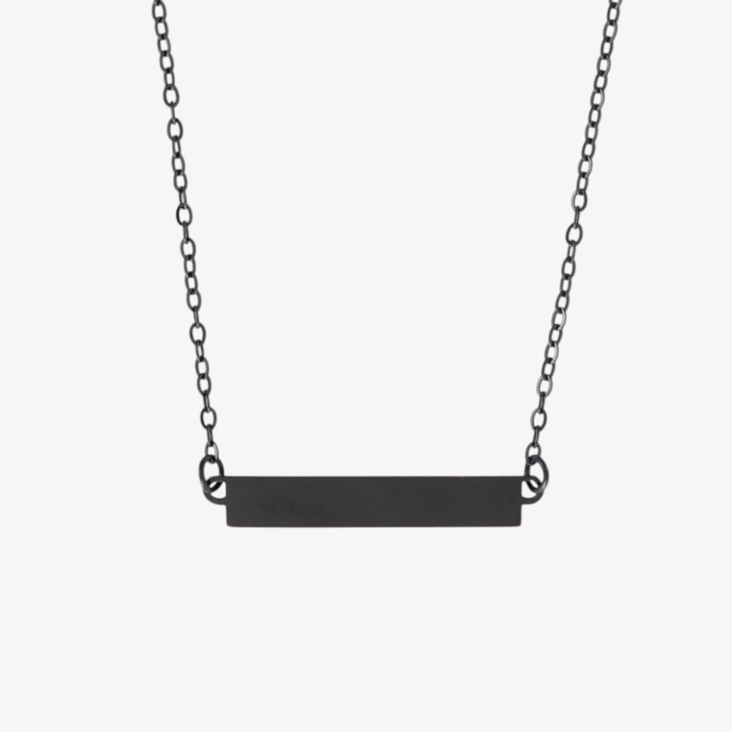 Engravable Bar Necklace 22mm — engravable stainless steel necklace | LAFENY
