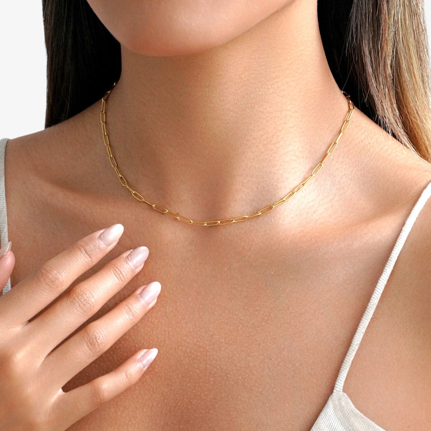 Paperclip Necklace - 3mm — high-quality stainless steel necklace | LAFENY