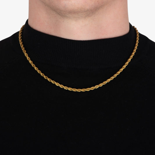 Rope Chain - 3.7mm — tarnish-free stainless steel necklace | LAFENY
