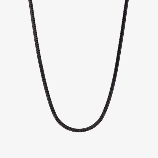 Square Snake Chain - 2.4mm — stainless steel necklace for everyday wear | LAFENY