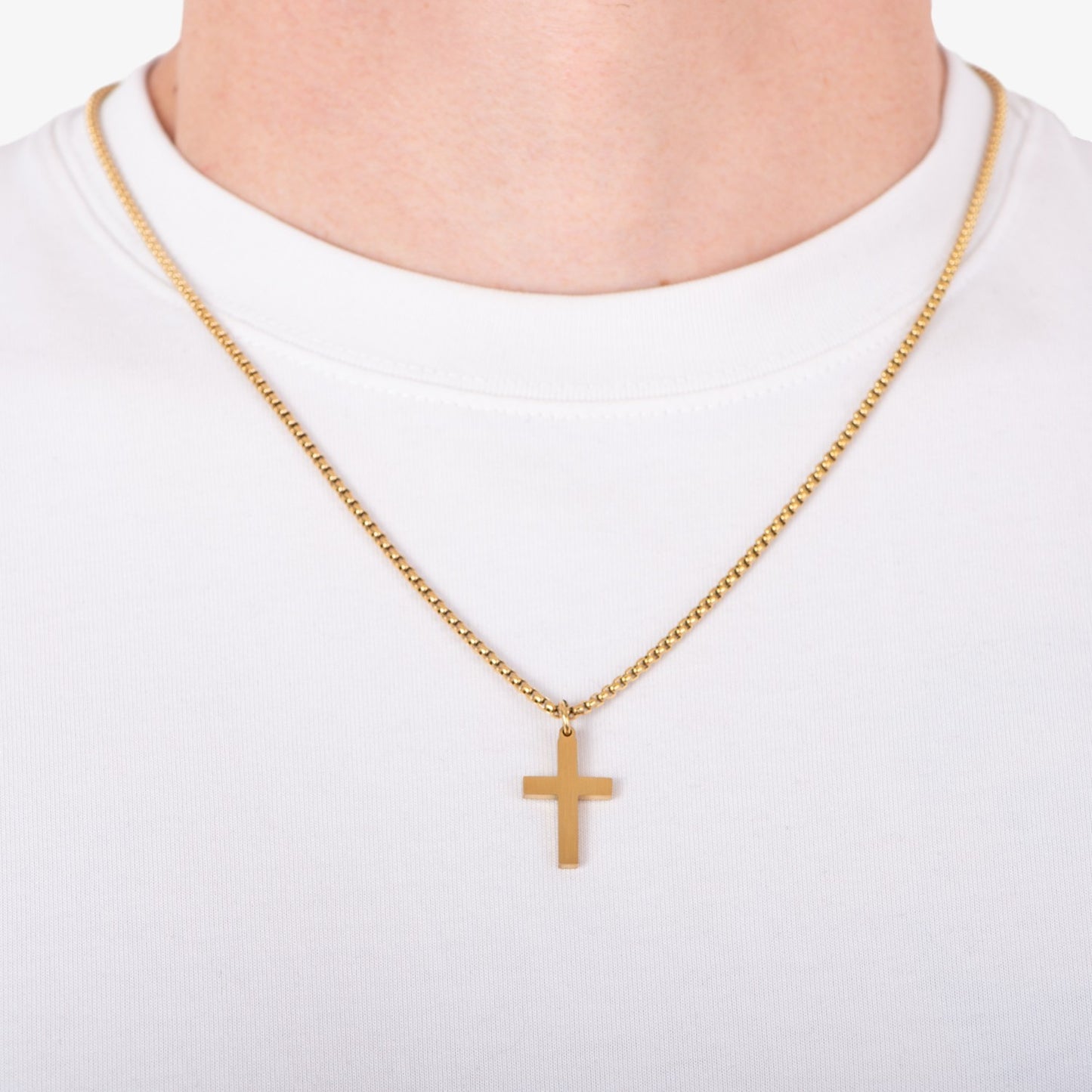 Cross Pendant Chain - Clean