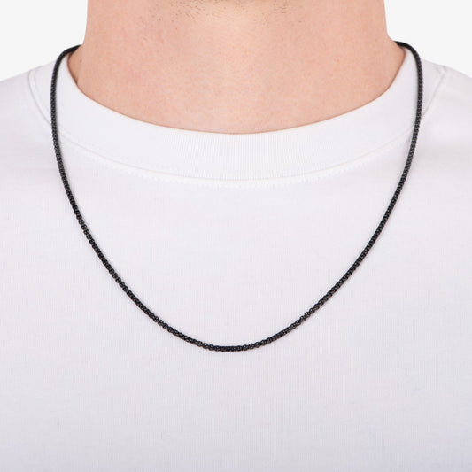 Square Rolo Chain - 60cm - 2.4mm — high-quality stainless steel necklace | LAFENY