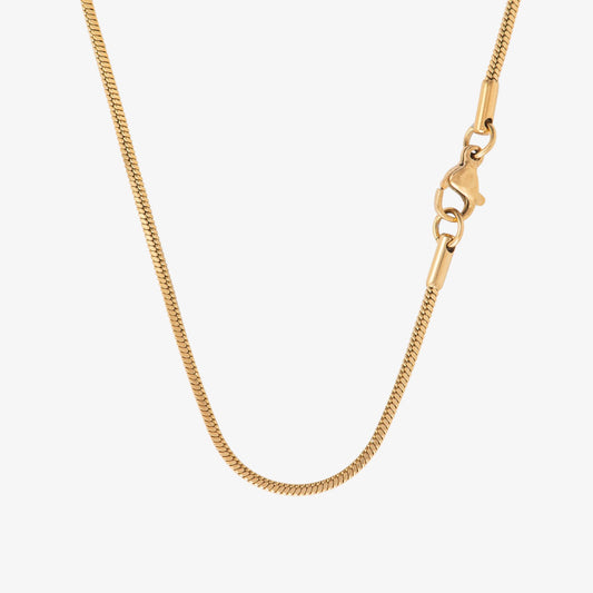 Square Snake Chain - 2.4mm — hypoallergenic stainless steel necklace | LAFENY