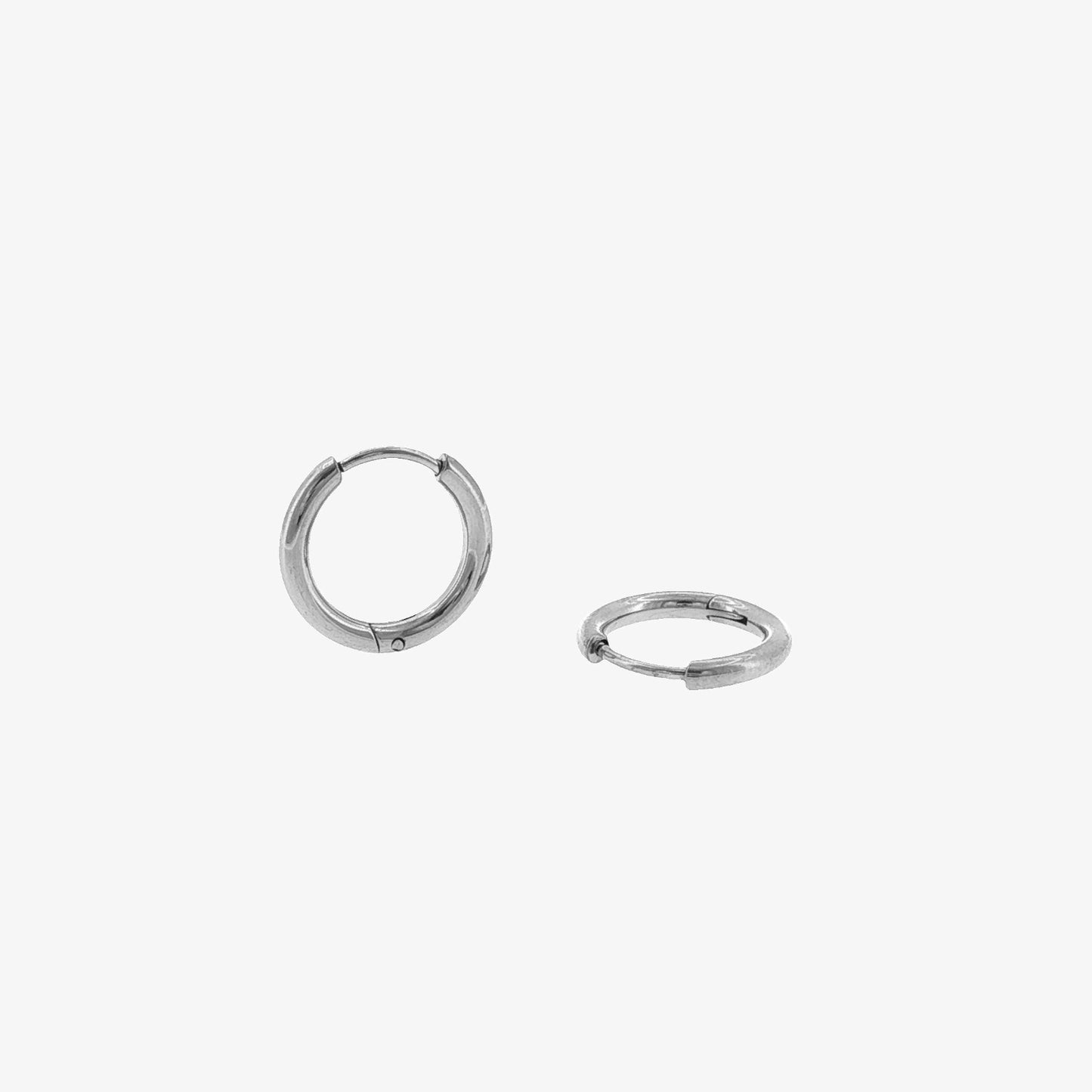 Round Hoop - 10mm — stainless steel womens earrings | LAFENY