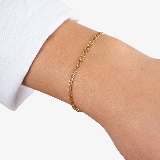 Figaro Bracelet - 2.4mm — tarnish-free stainless steel bracelet | LAFENY