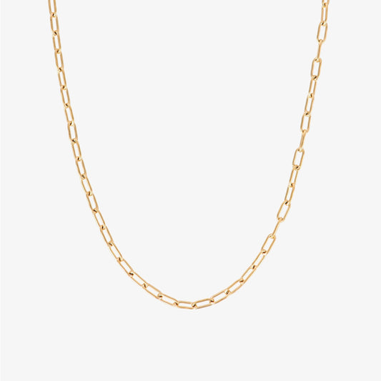 Paperclip Necklace - 2mm — tarnish-free stainless steel necklace | LAFENY