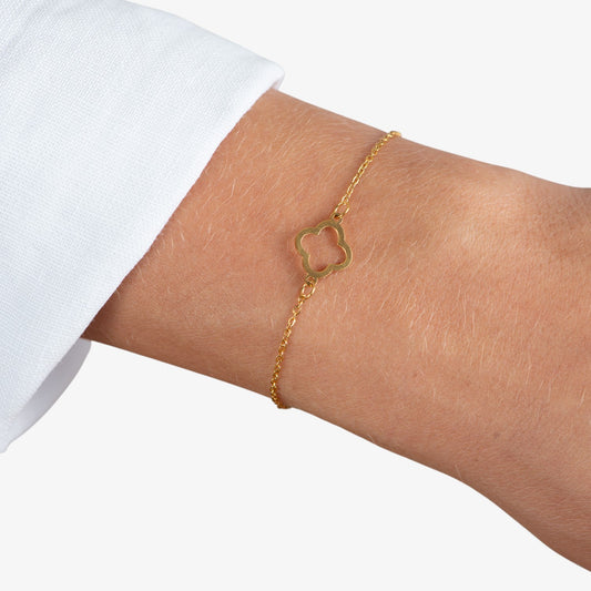 Open Clover Bracelet — tarnish-free stainless steel bracelet | LAFENY