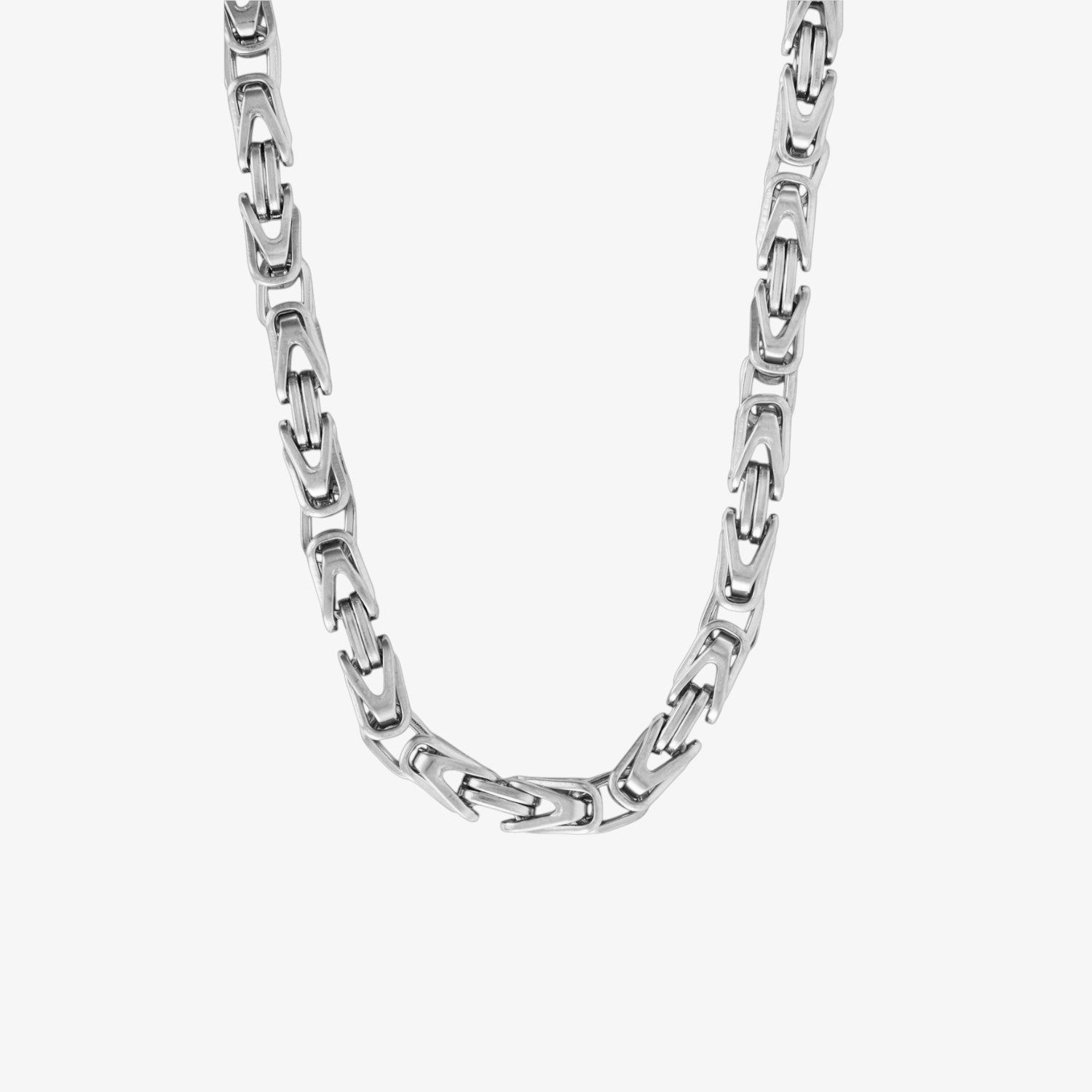Squared King Chain - 6mm — stainless steel mens necklace | LAFENY