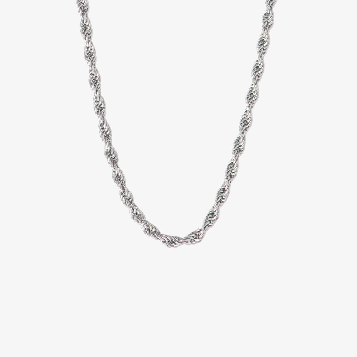 2mm Rope Chain Stack Rope Chain - 2mm | Mens Stainless Steel Necklace | LAFENY
