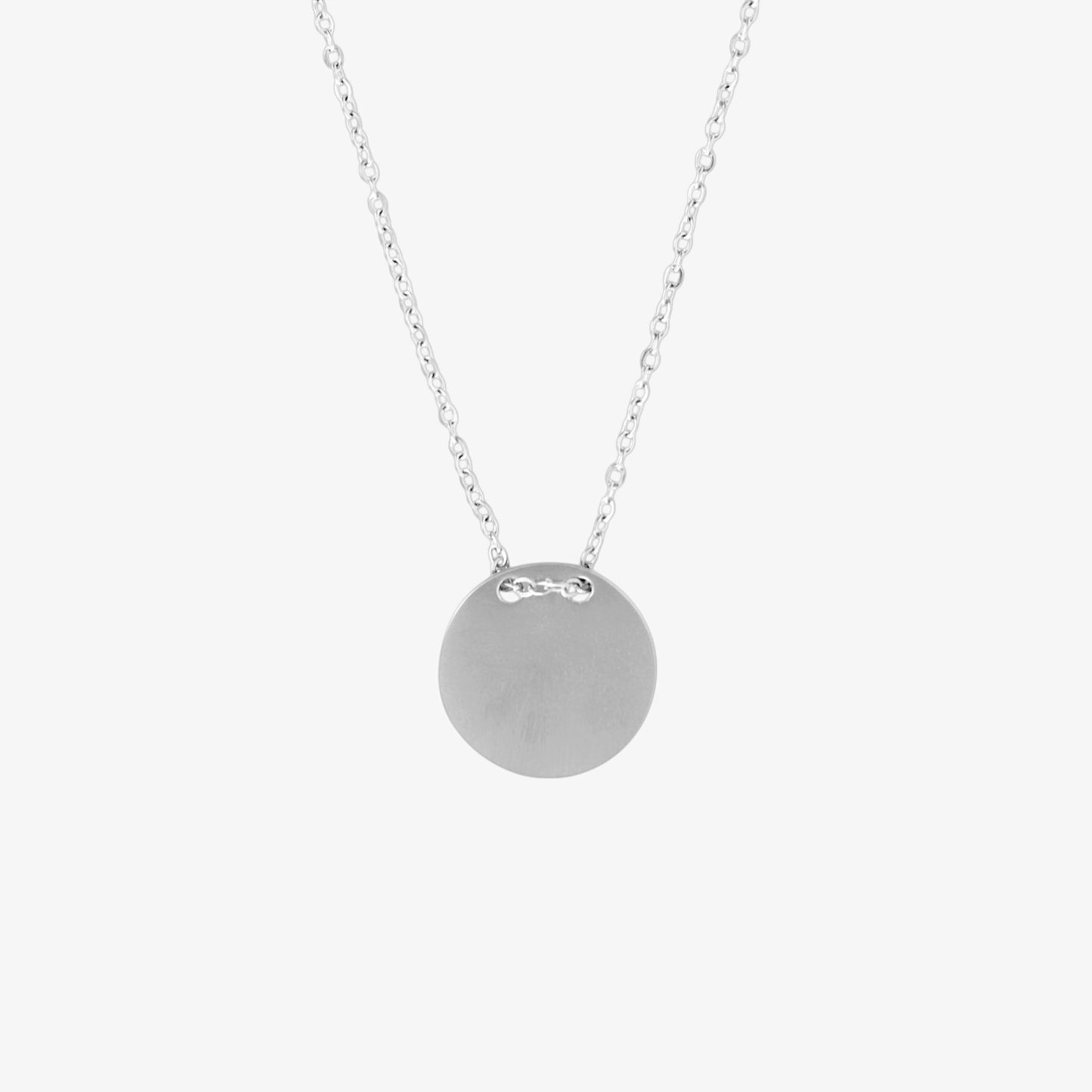Engravable Circle Necklace - 14mm