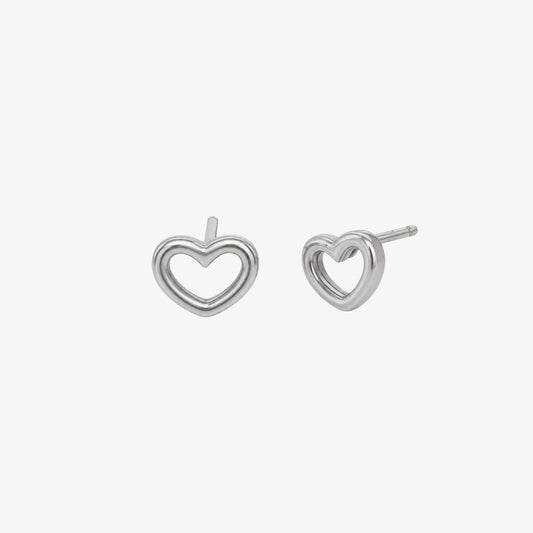 Heart Outline Earrings — stainless steel womens earrings | LAFENY