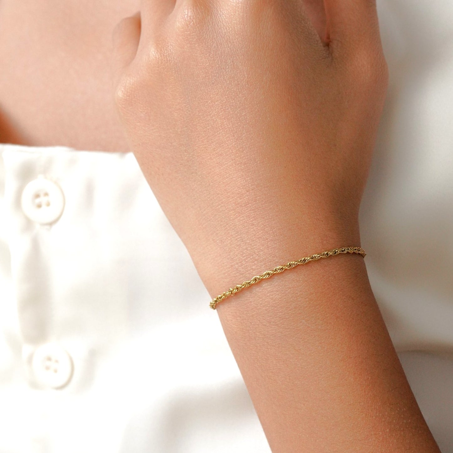 Rope Bracelet - 2.2mm — hypoallergenic stainless steel bracelet | LAFENY