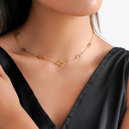 Clover Star Necklace — waterproof stainless steel necklace | LAFENY