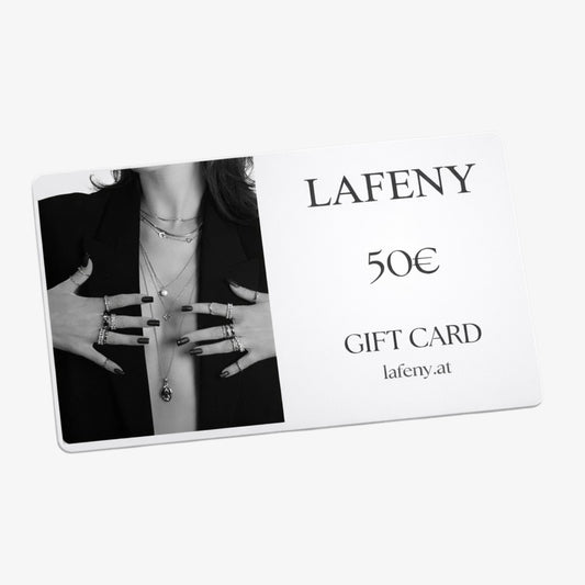 GIFT CARD (per Email) — stainless steel jewellery piece | LAFENY