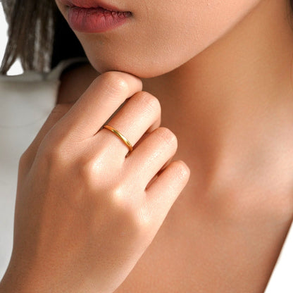 Wedding Ring - 2mm — hypoallergenic stainless steel ring | LAFENY