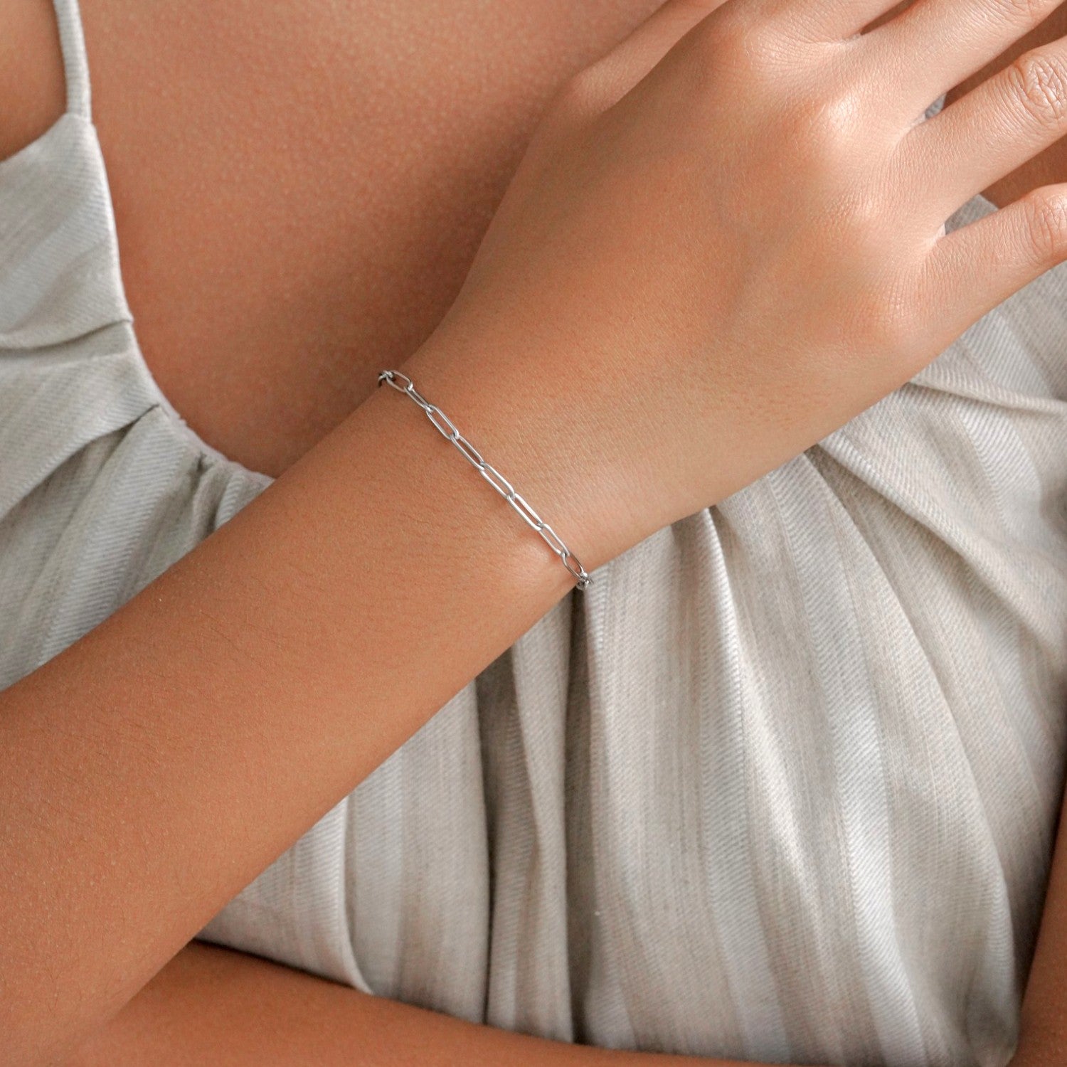 Paperclip Bracelet - 3mm — waterproof stainless steel bracelet | LAFENY