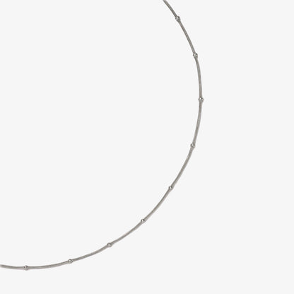Straight Satellite Necklace — waterproof stainless steel necklace | LAFENY