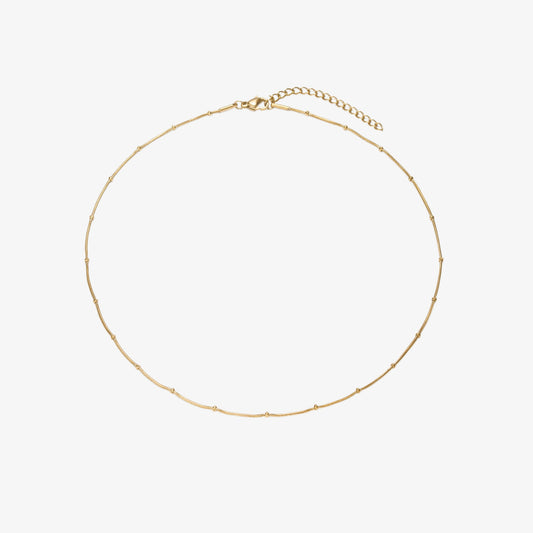 Straight Satellite Necklace — tarnish-free stainless steel necklace | LAFENY
