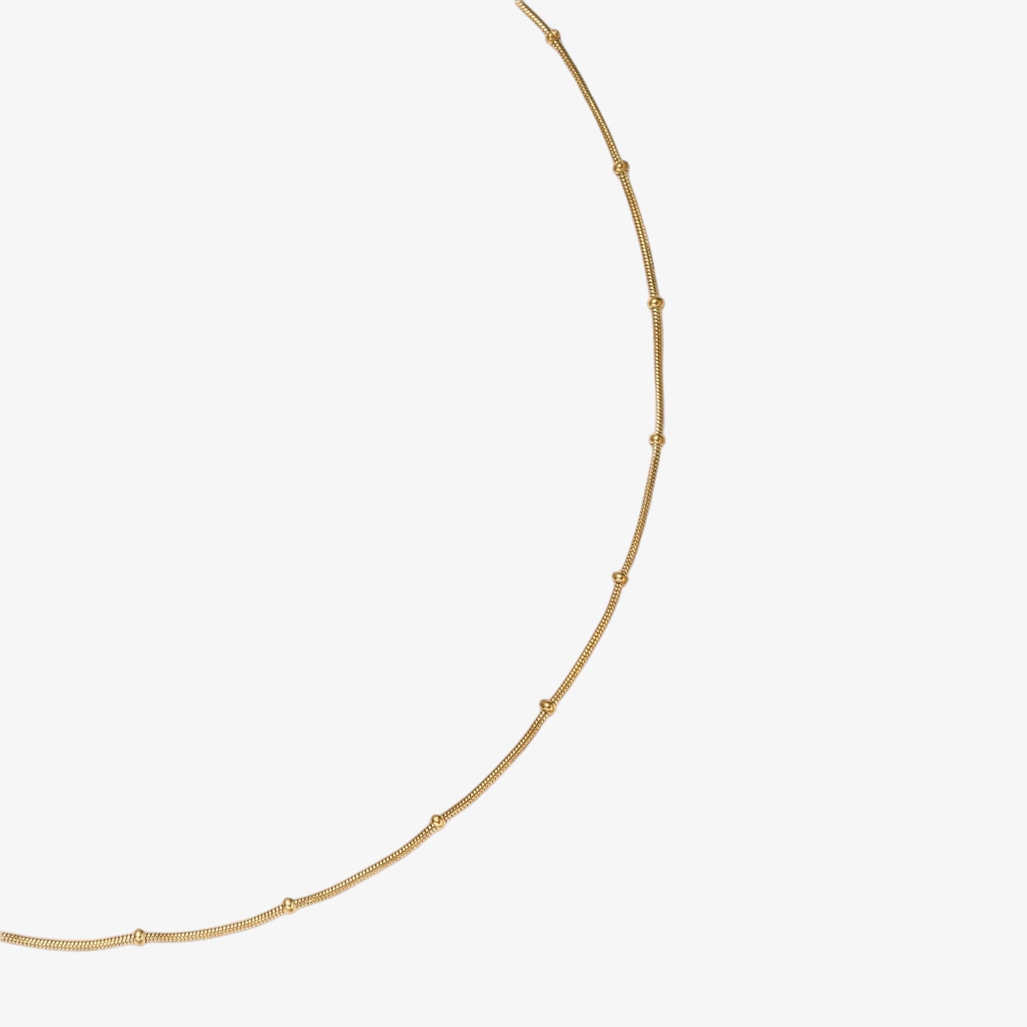 Straight Satellite Necklace — hypoallergenic stainless steel necklace | LAFENY