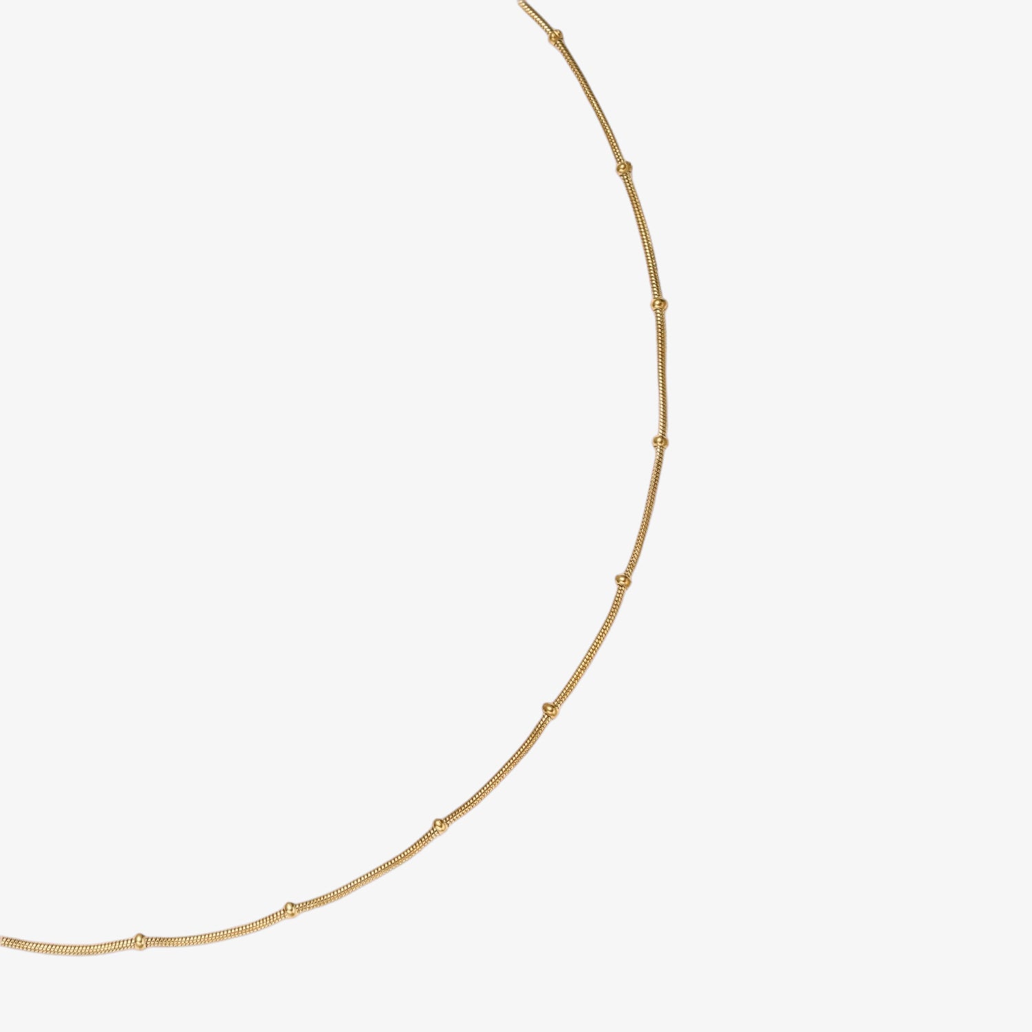 Straight Satellite Necklace — hypoallergenic stainless steel necklace | LAFENY