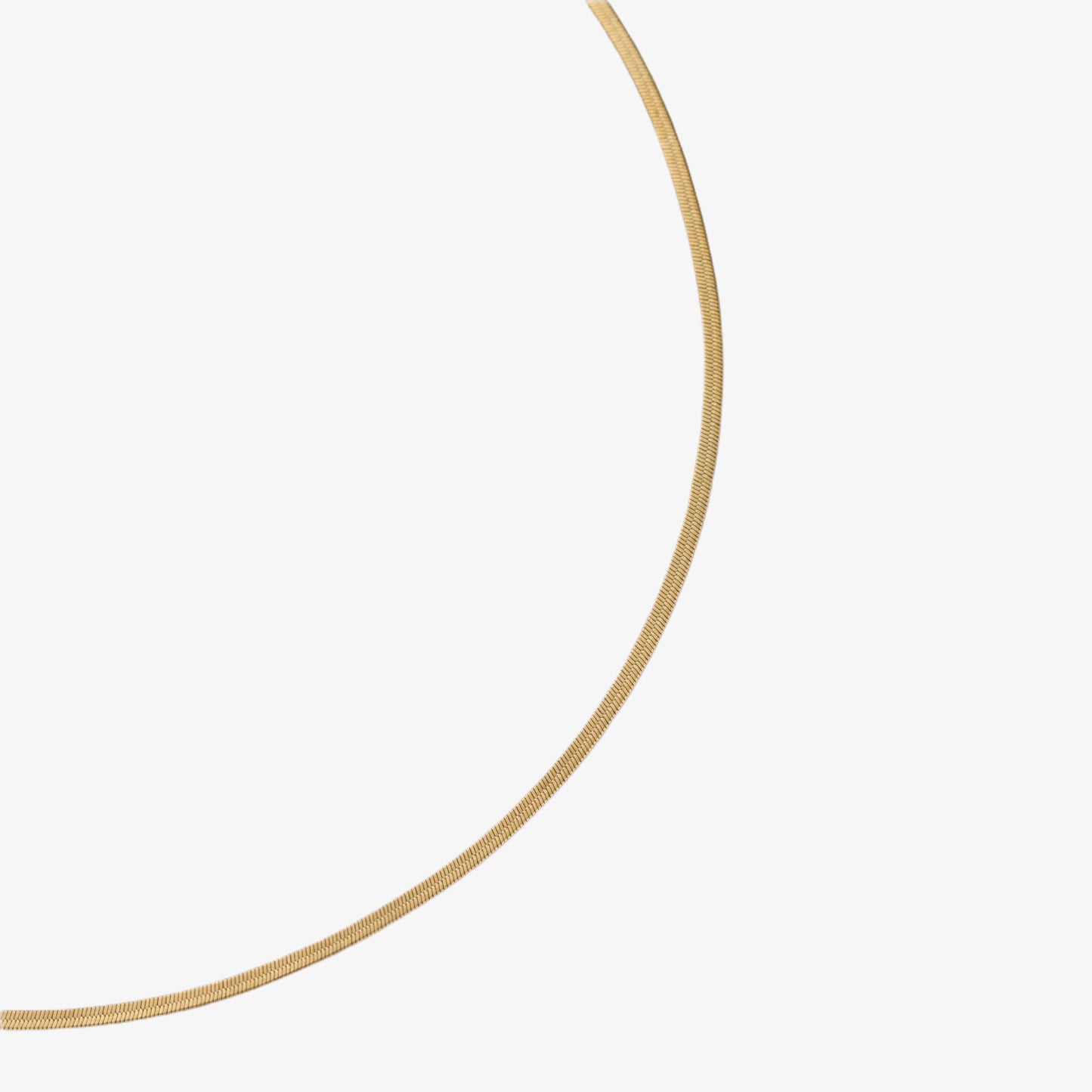 Snake Necklace - 2mm — stainless steel necklace for everyday wear | LAFENY