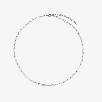 Paperclip Necklace - 3mm — stainless steel womens necklace | LAFENY