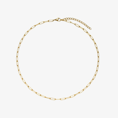 Paperclip Necklace - 3mm — hypoallergenic stainless steel necklace | LAFENY