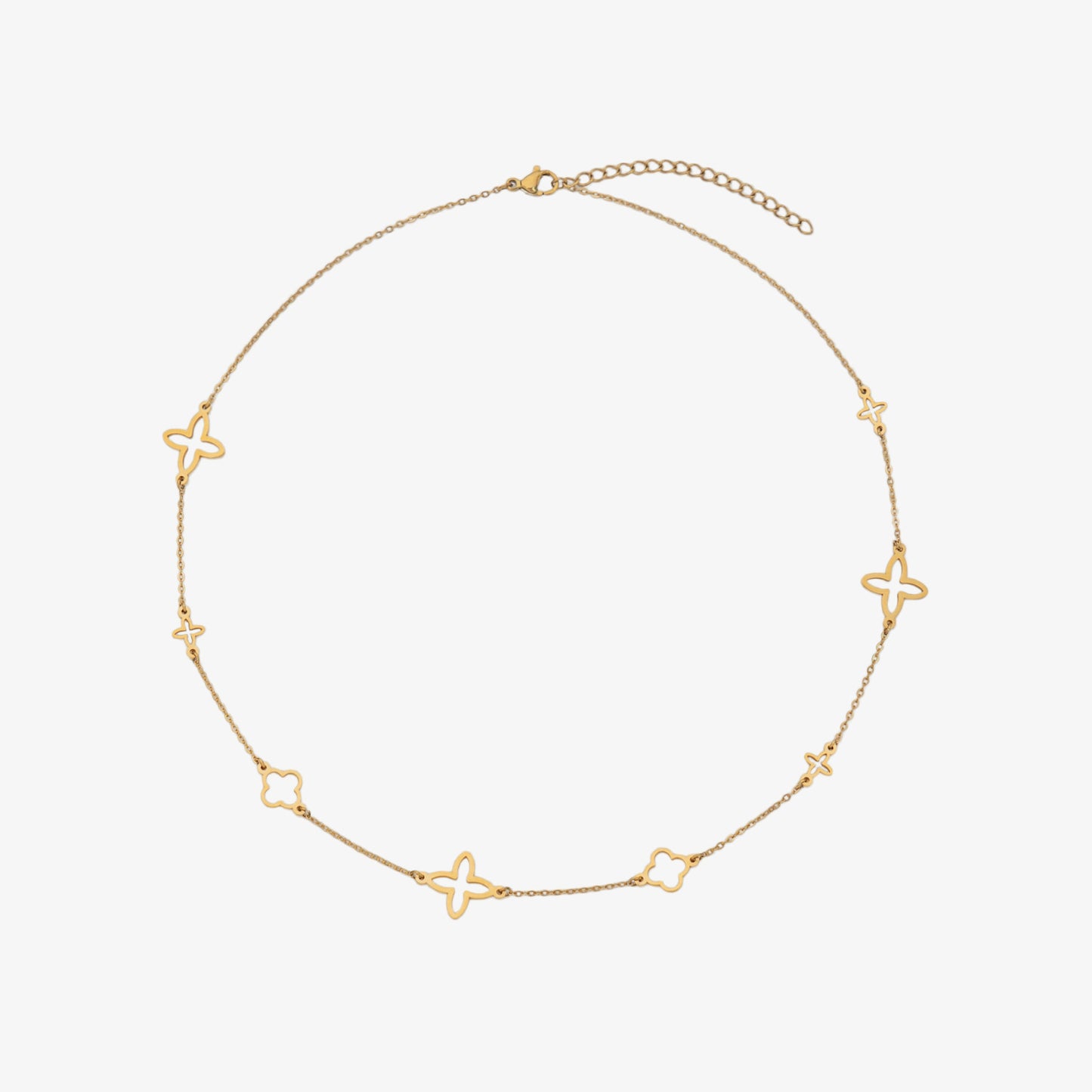 Clover Star Necklace — stainless steel womens necklace | LAFENY