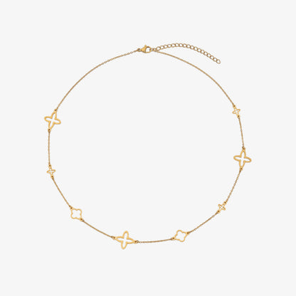 Clover Star Necklace — stainless steel womens necklace | LAFENY