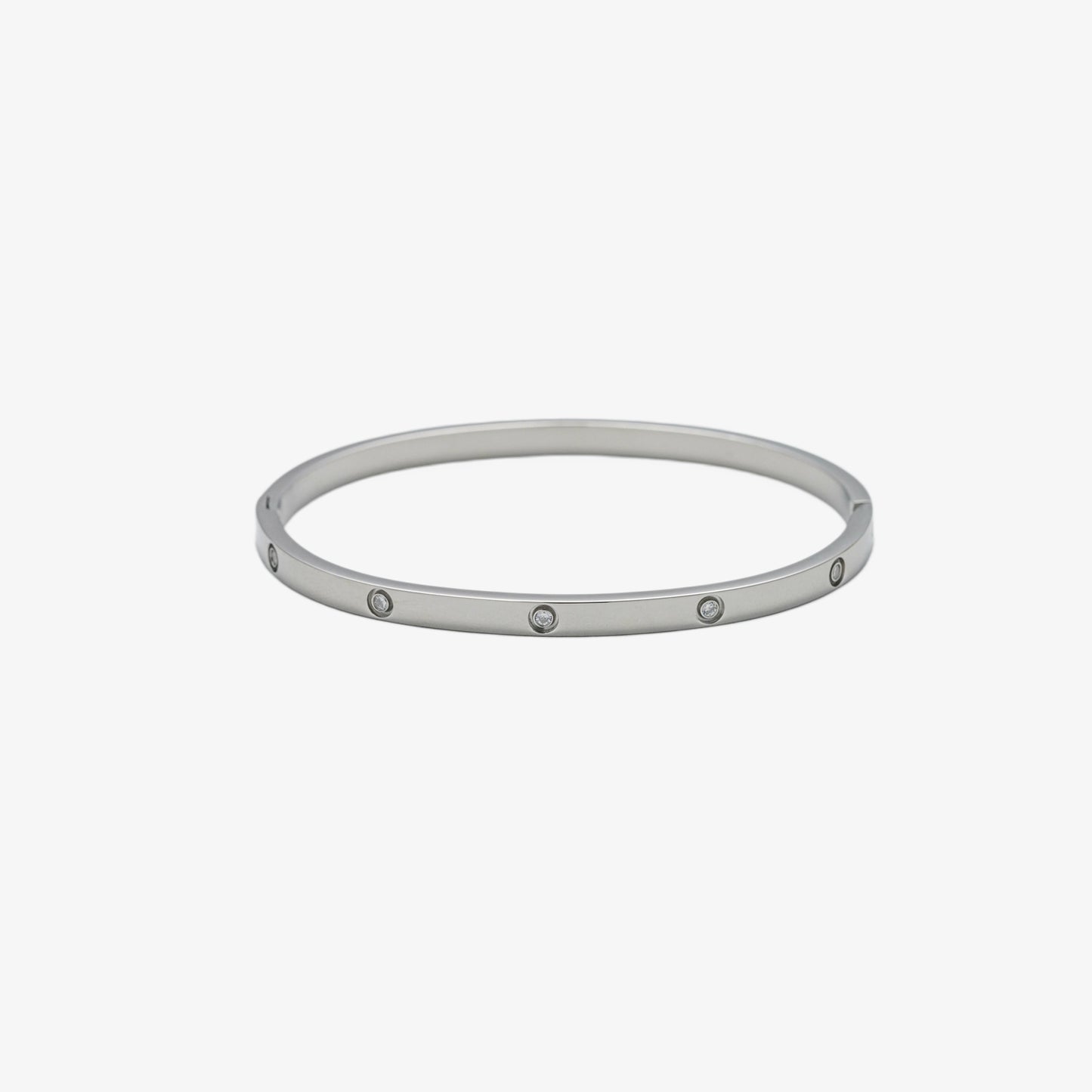 Multiple Stone Bangle - 4mm