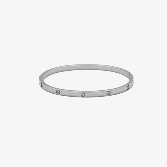 Multiple Stone Bangle - 4mm