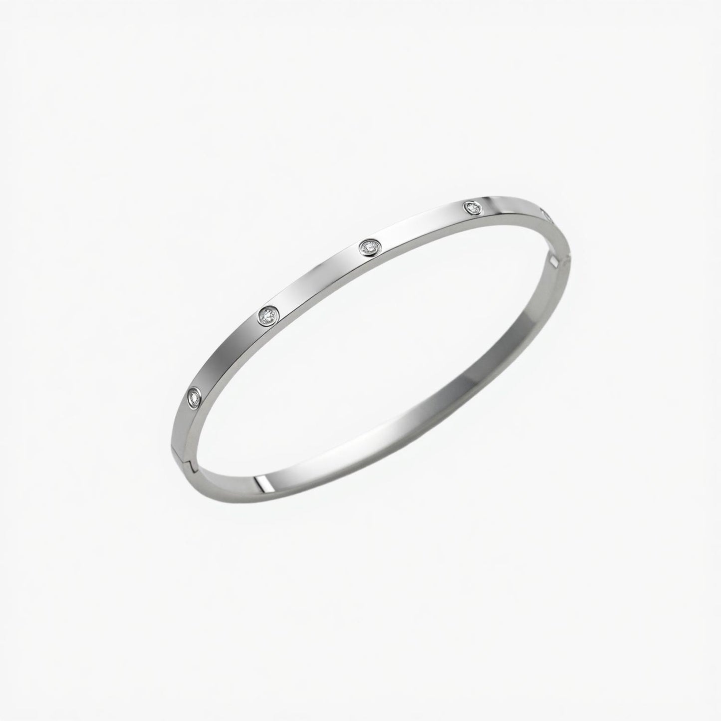 Multiple Stone Bangle - 4mm