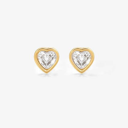 Crystal Heart Earring