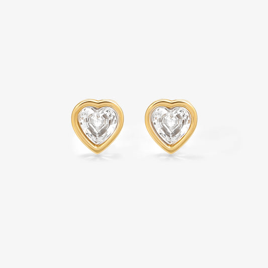 Crystal Heart Earring