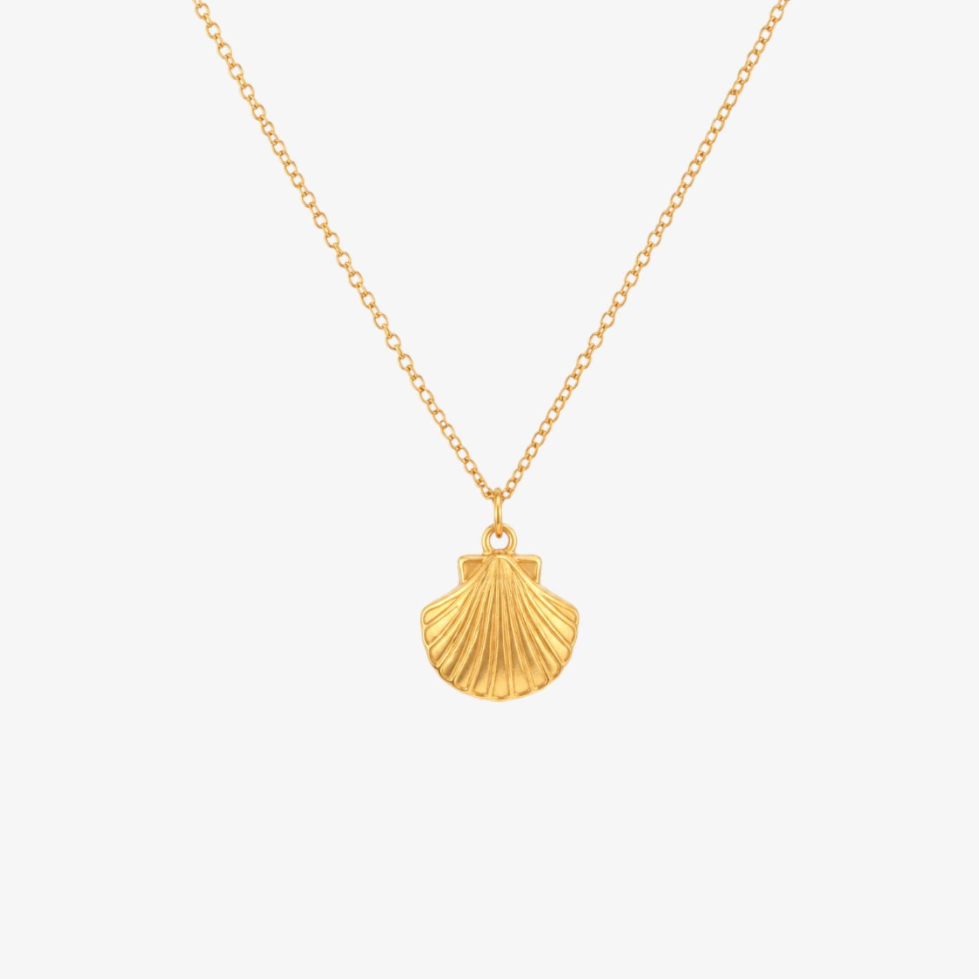 Seashell Necklace Gold — waterproof stainless steel womens necklace | LAFENY