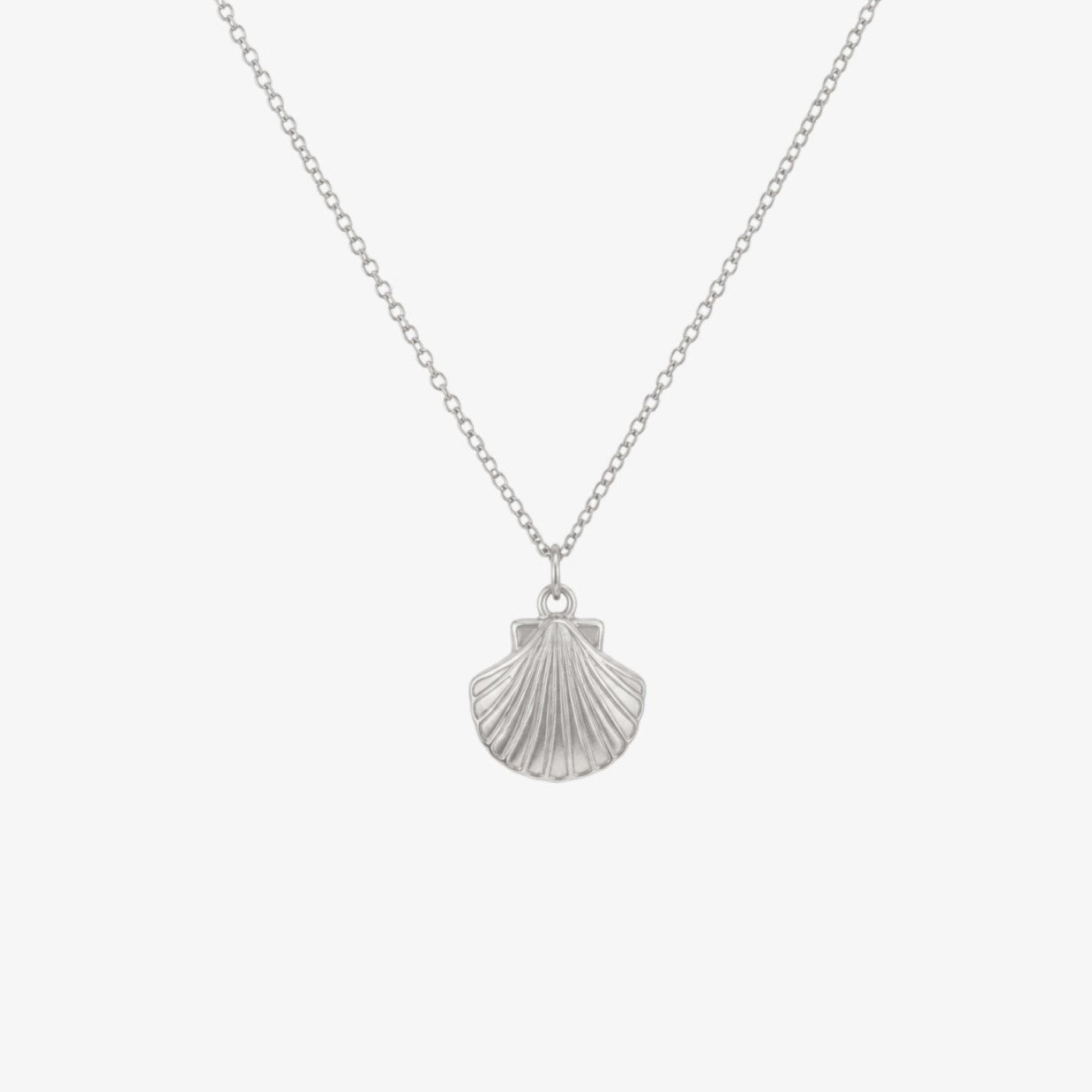 Seashell Necklace Silver — waterproof stainless steel womens necklace | LAFENY