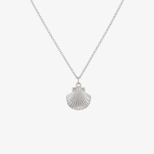 Seashell Necklace Silver — waterproof stainless steel womens necklace | LAFENY