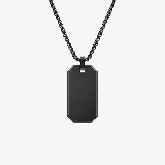 Engravable Tag Chain — stainless steel mens necklace | LAFENY