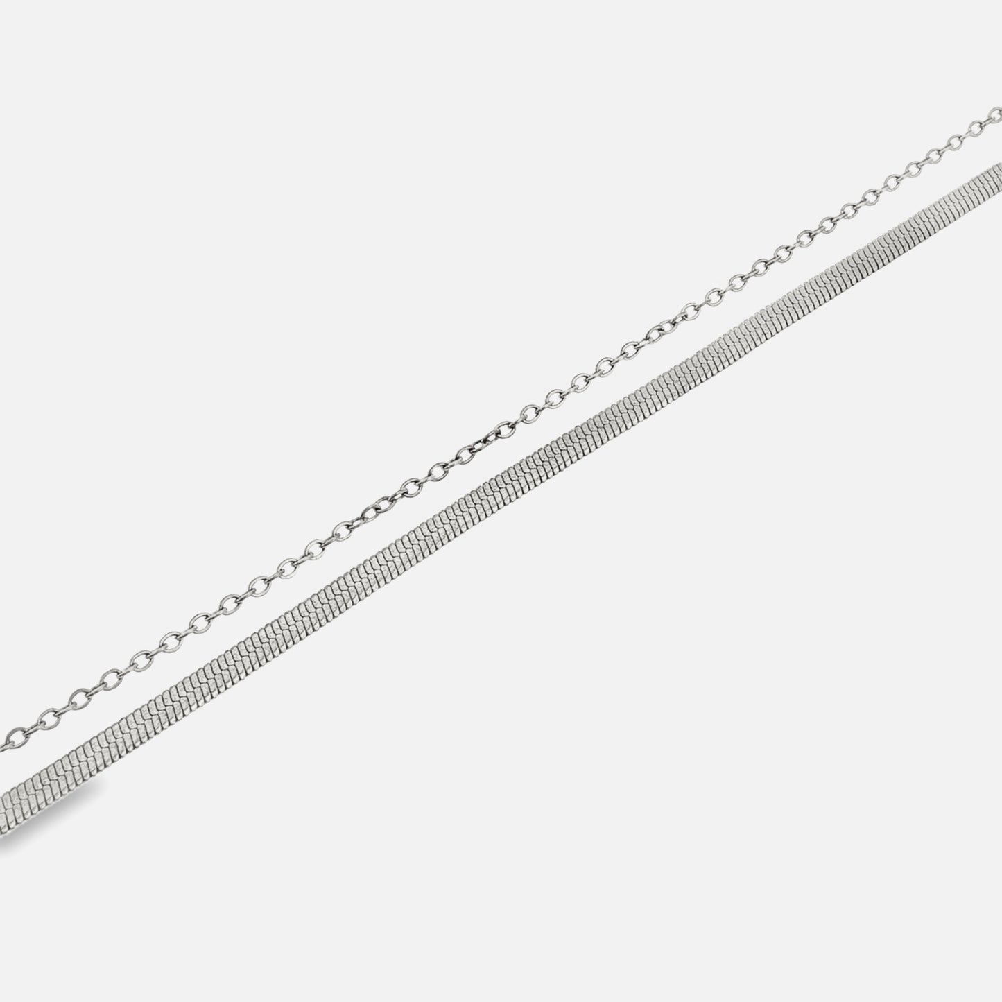 Snake + Anchor Bracelet — stainless steel womens bracelet | LAFENY