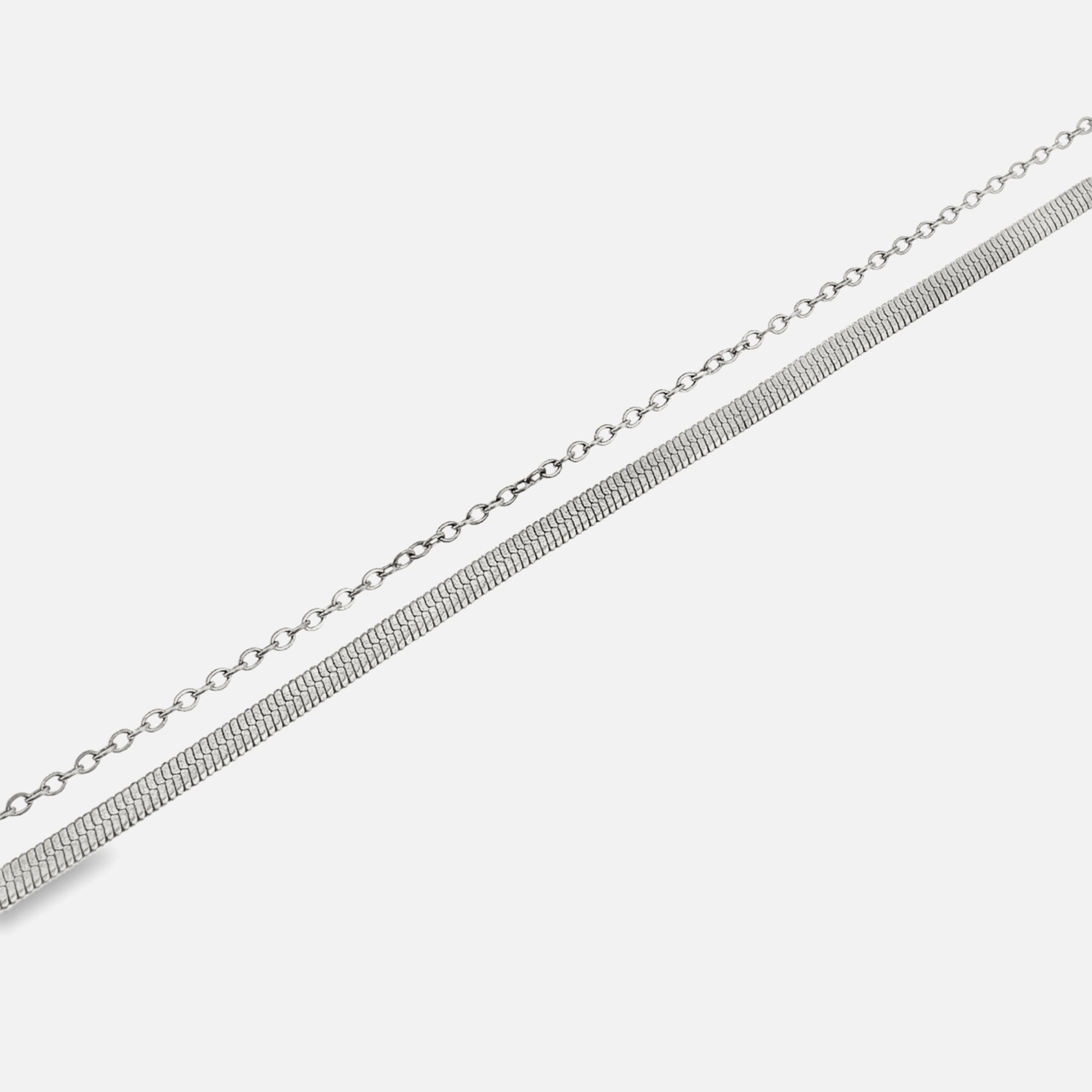 Snake + Anchor Bracelet — stainless steel womens bracelet | LAFENY