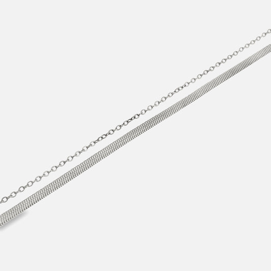 Snake + Anchor Bracelet