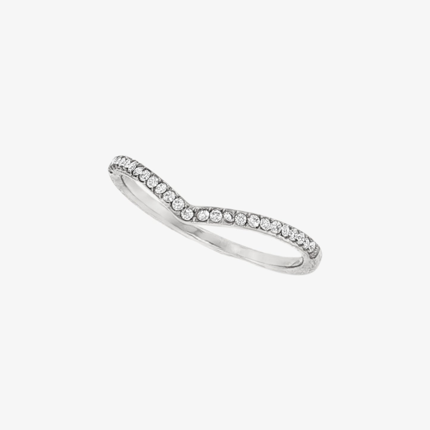 V Stone Ring — stainless steel womens ring | LAFENY