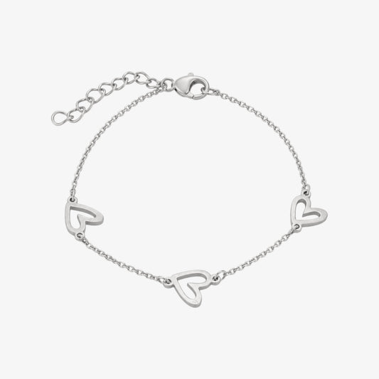 Triple Heart Bracelet