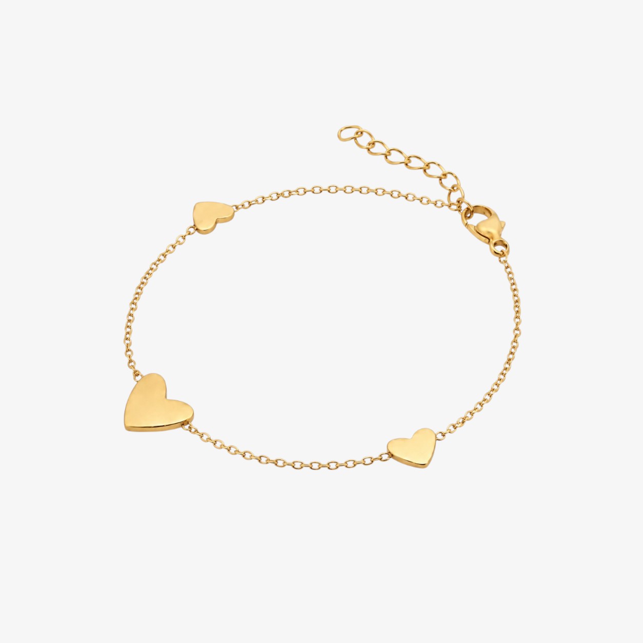 3 Heart Bracelet — stainless steel womens bracelet | LAFENY