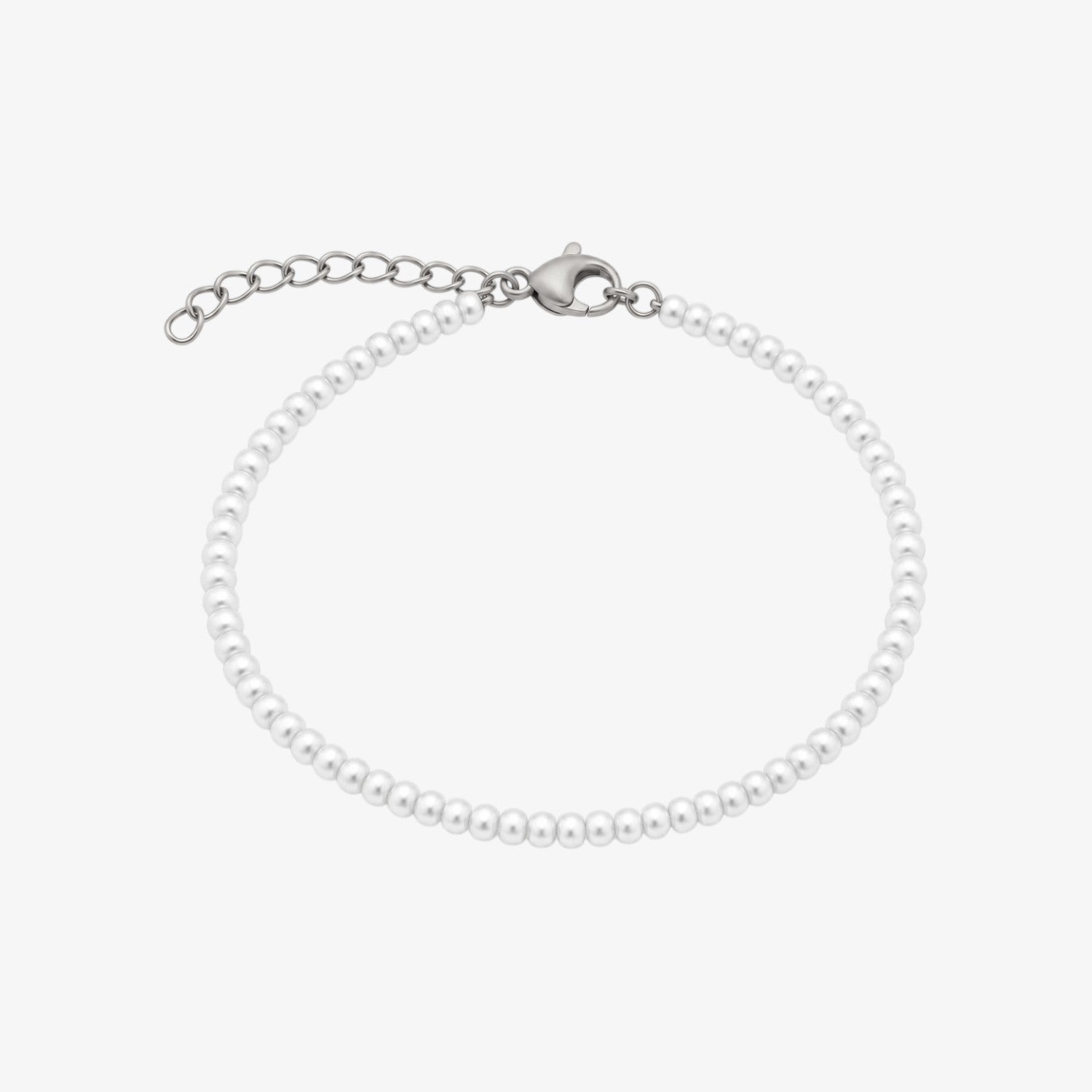 Pearl Bracelet Silver — waterproof stainless steel womens bracelet | LAFENY