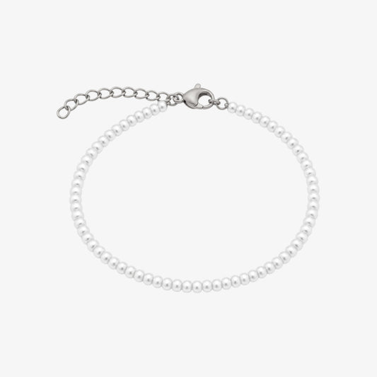 Pearl Bracelet Silver — waterproof stainless steel womens bracelet | LAFENY