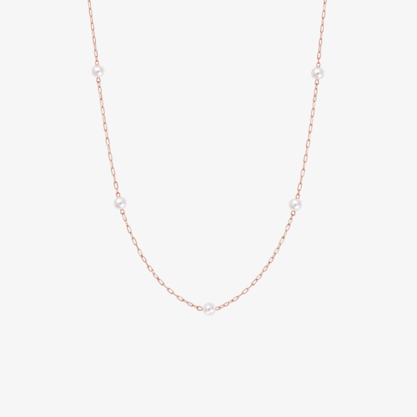 Satellite Pearl Necklace - 3mm — waterproof stainless steel necklace | LAFENY