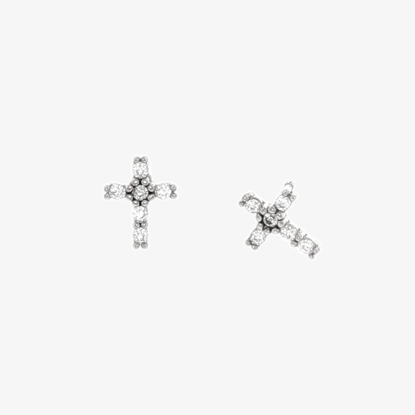 Cross Stones Earrings — stainless steel womens earrings | LAFENY